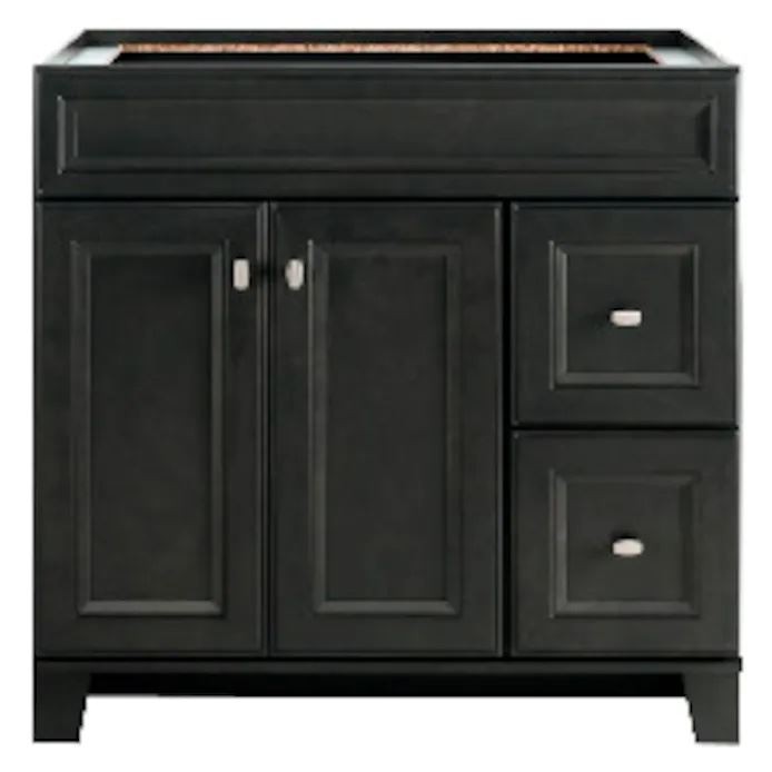 36 Zoll grauer Badezimmerwaschtisch