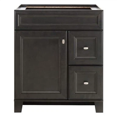 30 Zoll grauer Badezimmerwaschtisch