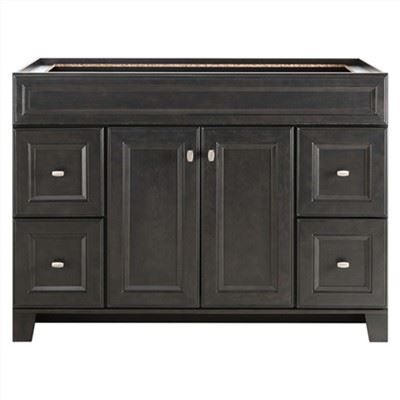 48 Zoll grauer Badezimmerwaschtisch