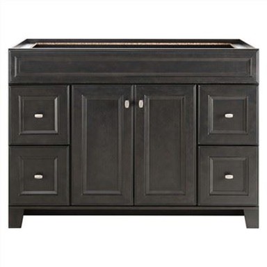 48 Zoll grauer Badezimmerwaschtisch