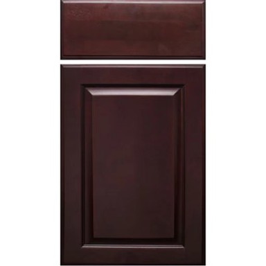 Küchenschränke aus dunklem Kirschholz