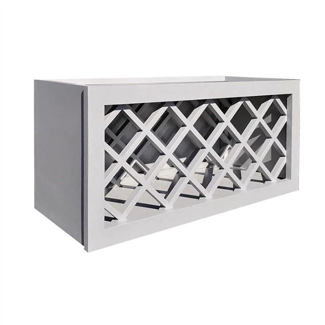 Weinregal-Wandschrank